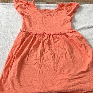 Cat & Jack Vibrant Coral Casual Dress